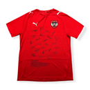 2008 Österreich Home Trikot - Kadersigniert - Gr. L