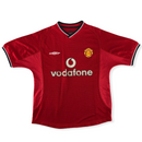 2000-2002 Manchester United Home Trikot Gr. 164
