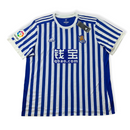 2017-2018 Real Sociedad Home Trikot Gr. 2XL