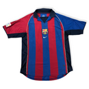 2001-2002 FC Barcelona Home Trikot Gr. L