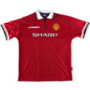 1998-1999 Manchester United Home Trikot Gr. XL